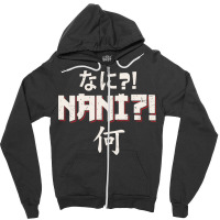 Nani What Japanese Anime Funny Lover Gift Cute Characters Zipper Hoodie | Artistshot