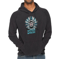 Native American Feather Headdress Wicasa Wakan Vintage Hoodie | Artistshot