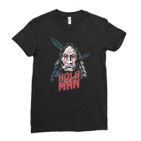 Native American Holy Man Ladies Fitted T-shirt | Artistshot