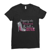 Stepping Into Retirement And Still A Boss Bling Rh Ladies Fitted T-shirt | Artistshot