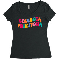 Bebesota Frikitona Latina Retro T Shirt Women's Triblend Scoop T-shirt | Artistshot