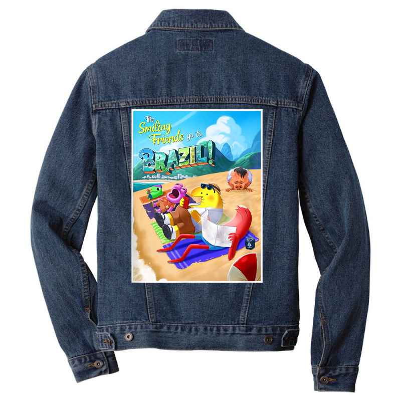 The Smiling Friends Go To Brazil! T Shirt Men Denim Jacket | Artistshot