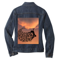 Flying Ladies Denim Jacket | Artistshot