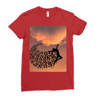 Flying Ladies Fitted T-shirt | Artistshot