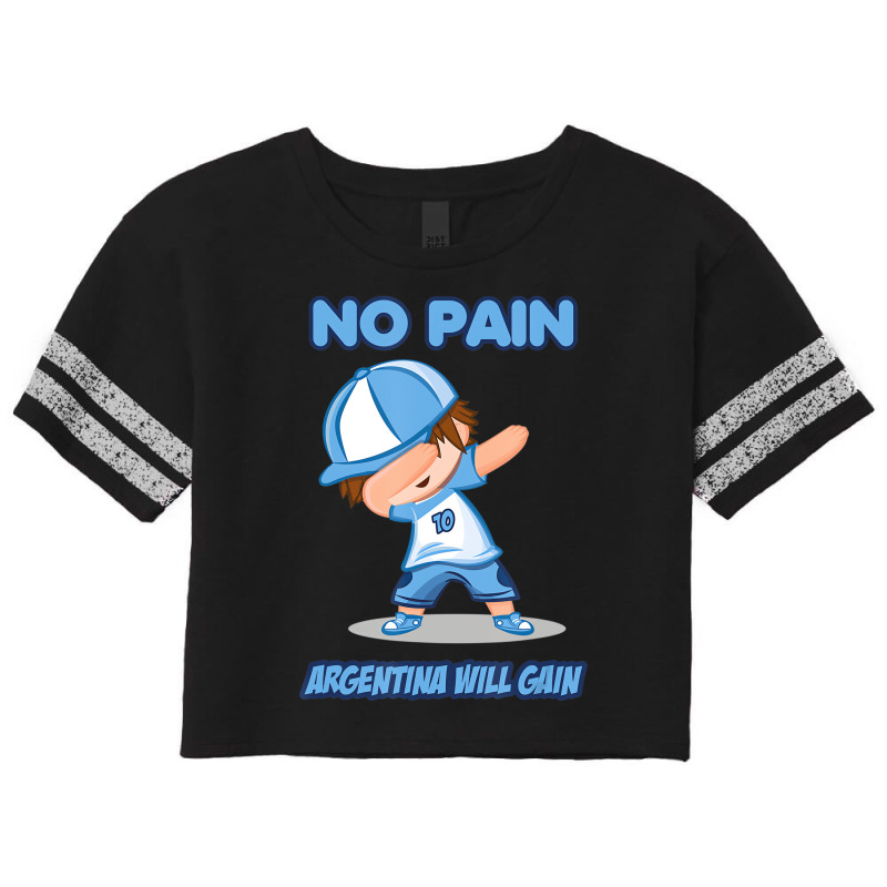 Dabbing Boy Argentina Soccer Fans Jersey Argentina Scorecard Crop Tee by aiiluurosy | Artistshot