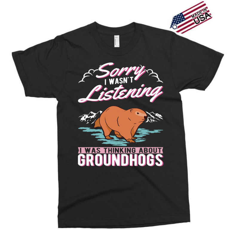 I Was Thinking About Groundhogs Marmot 31 Exclusive T-shirt by XAVIERESPREE | Artistshot