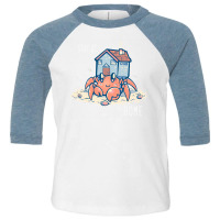 Stay At Home Hermit Crab Toddler 3/4 Sleeve Tee | Artistshot