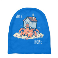 Stay At Home Hermit Crab Baby Beanies | Artistshot