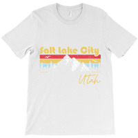 Salt Lake City Utah Roots Hometown Vintage Home St T-shirt | Artistshot