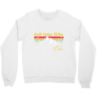 Salt Lake City Utah Roots Hometown Vintage Home St Crewneck Sweatshirt | Artistshot