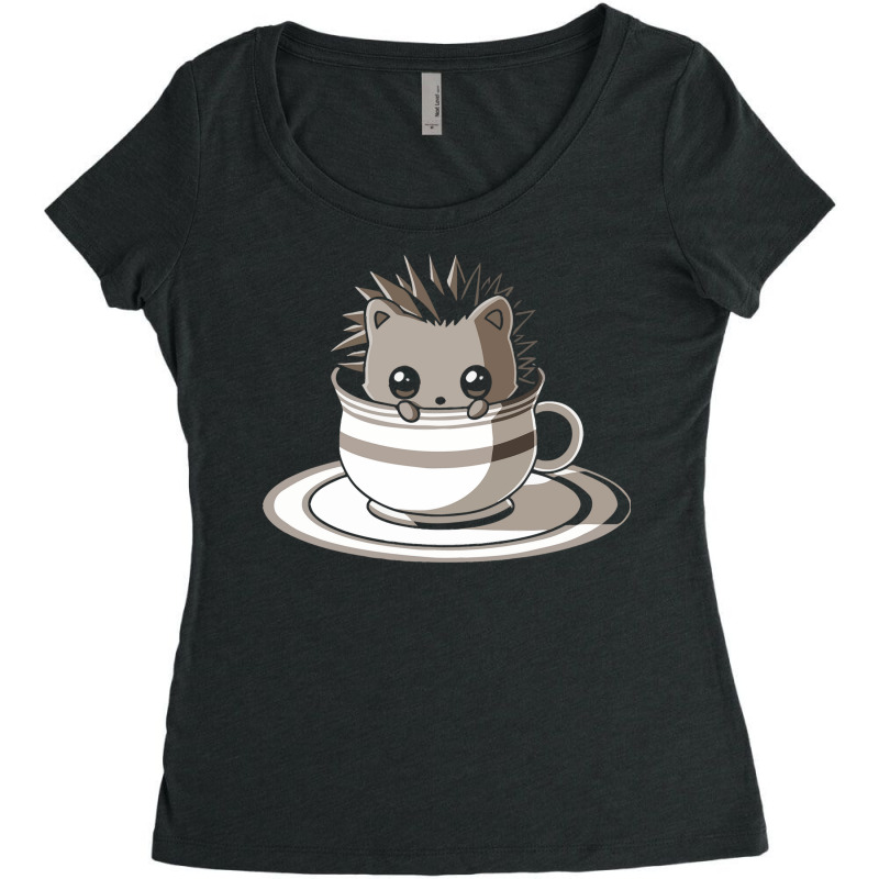 Perk Up Women's Triblend Scoop T-shirt by Ronz | Artistshot