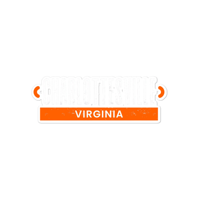 Charlottesville Virginia Retro Distressed Va Athle Sticker | Artistshot