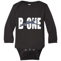 Limited Edition B-1 Lancer B-0ne Usaf Bomber Plane Long Sleeve Baby Bodysuit | Artistshot