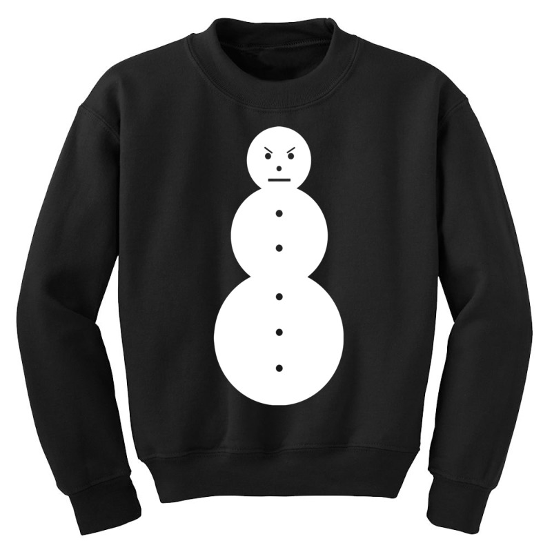 Funny Angry Snowman Shirt   The Jeezy Snowman Long Youth Sweatshirt by calguaa | Artistshot