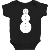 Funny Angry Snowman Shirt   The Jeezy Snowman Long Baby Bodysuit | Artistshot