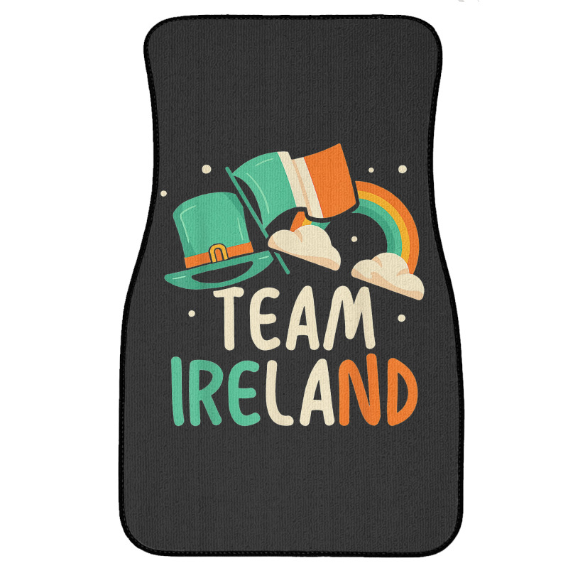 Team Ireland Irish St Patricks Day St Patricks Day Front Car Mat | Artistshot