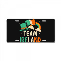 Team Ireland Irish St Patricks Day St Patricks Day License Plate | Artistshot