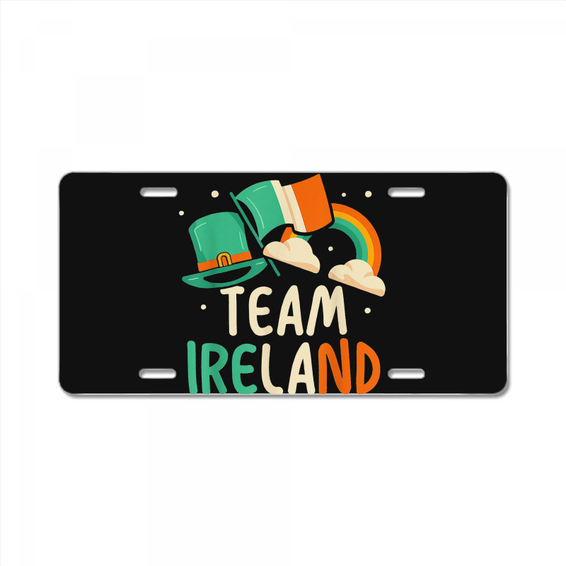 Team Ireland Irish St Patricks Day St Patricks Day License Plate | Artistshot