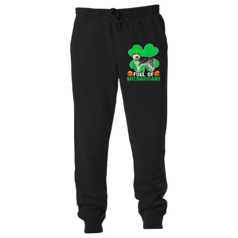 Full Of Shenanigans Alaskan Malamute Dog St Patric Unisex Jogger | Artistshot