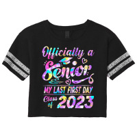 Senior 2023 Graduation Or The Last First Day Of Sc Scorecard Crop Tee | Artistshot