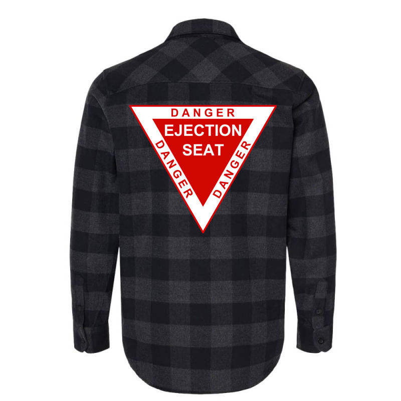 Ejection Seat Warning Flannel Shirt | Artistshot