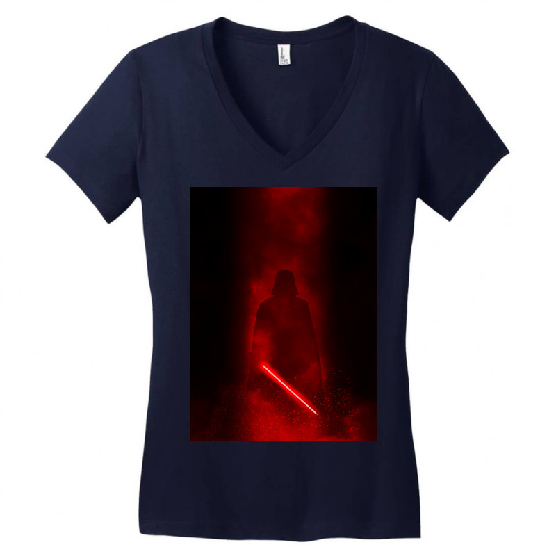 Vader Minimal 2 Women's V-Neck T-Shirt by dlemoslaubo | Artistshot