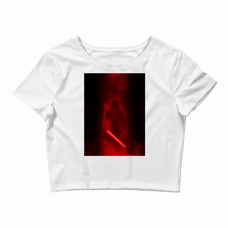 Vader Minimal 2 Crop Top by dlemoslaubo | Artistshot