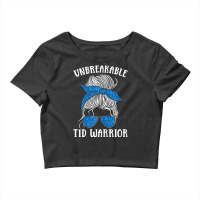 Diabetes Awareness Type 1 Diabetes Unbreakable T1d Crop Top | Artistshot