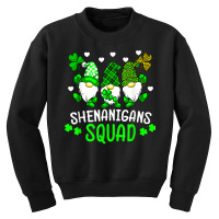 Funny Time For Shenanigans Squad St Patrick's Day Youth Sweatshirt | Artistshot