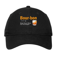 Whiskey Bourbon Definition Shirt Magic Brown Water Adjustable Cap | Artistshot