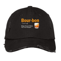 Whiskey Bourbon Definition Shirt Magic Brown Water Vintage Cap | Artistshot