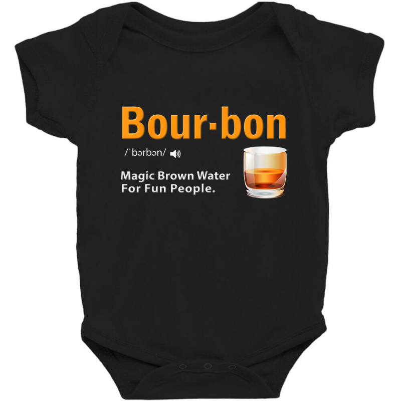 Whiskey Bourbon Definition Shirt Magic Brown Water Baby Bodysuit by DanielPatrickGrasseschi | Artistshot