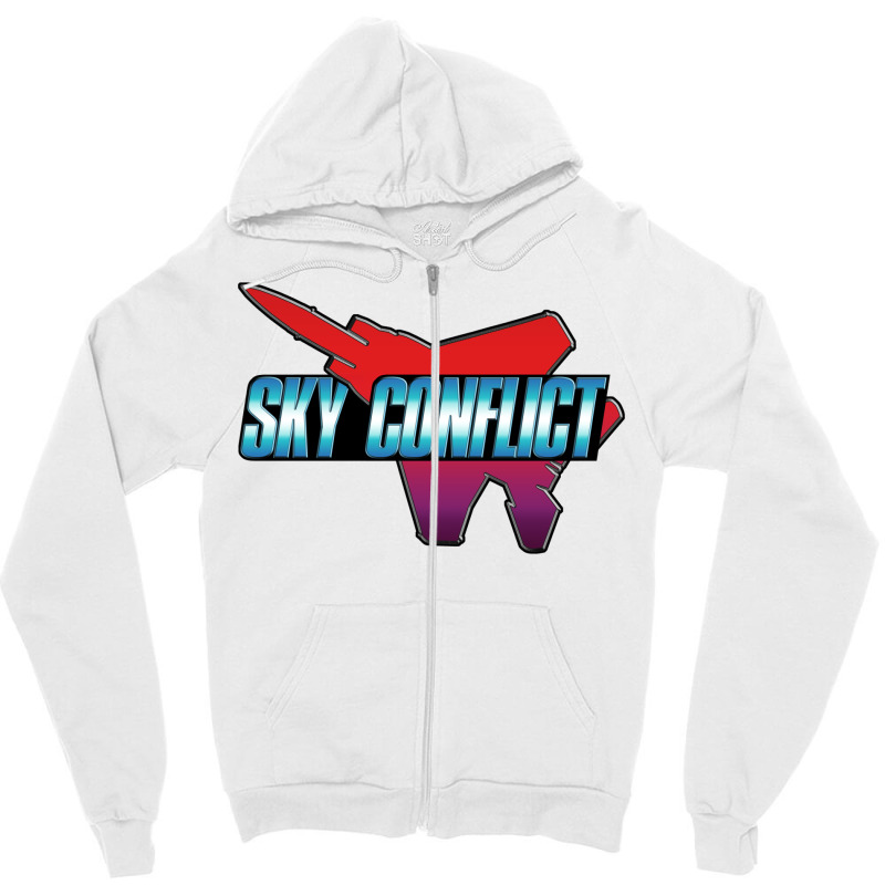 Sky Conflict Zipper Hoodie by behekghumet | Artistshot