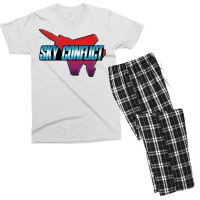 Sky Conflict Men's T-shirt Pajama Set | Artistshot