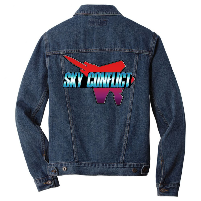 Sky Conflict Men Denim Jacket by behekghumet | Artistshot