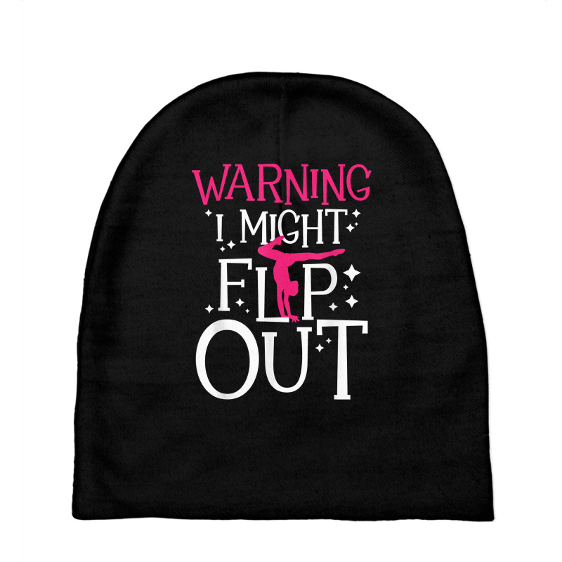 Warning I Might Flip Out   Cheerleader Gymnast Gym Baby Beanies | Artistshot