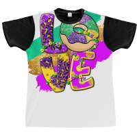 Peace Love King Cake Mardi Gras Men Women Kids T S Graphic T-shirt | Artistshot