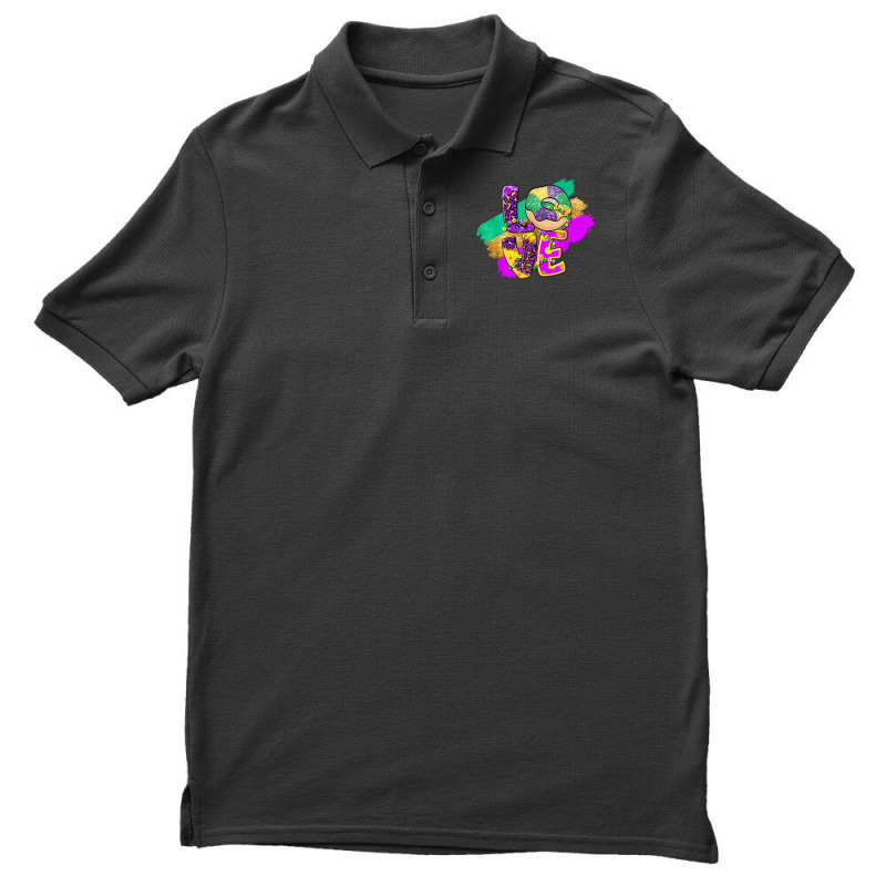 Peace Love King Cake Mardi Gras Men Women Kids T S Men's Polo Shirt | Artistshot