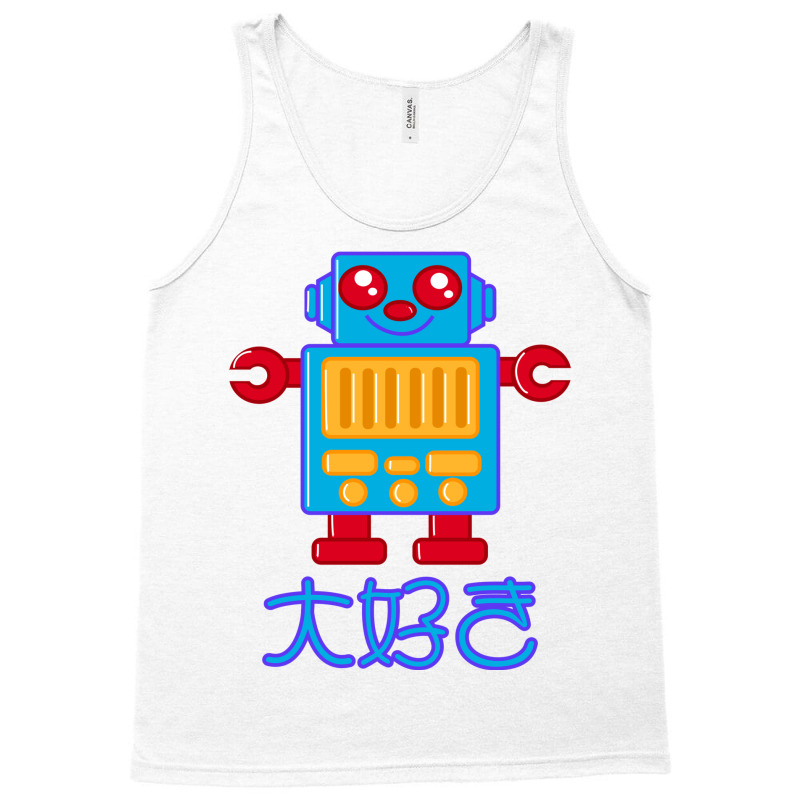 Robot Miki Marmalade Boy Daisuki (te Quiero) Tank Top by rakkarloppan9 | Artistshot