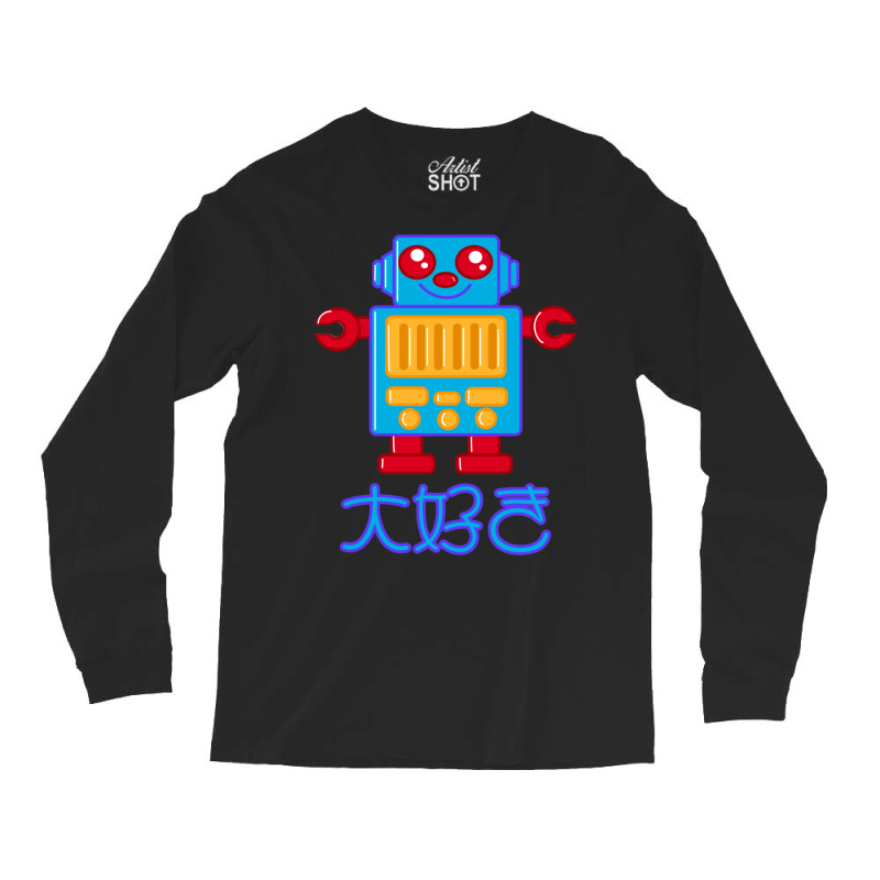 Robot Miki Marmalade Boy Daisuki (te Quiero) Long Sleeve Shirts by rakkarloppan9 | Artistshot