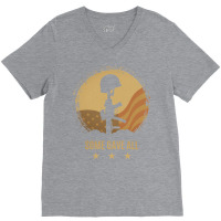 Memorial Day V-neck Tee | Artistshot