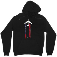 Trending B-52 Stratofortress Bomber Us Flag-eebnj Unisex Hoodie | Artistshot