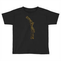 Limited Edition Giraffe Love Black & Gold Toddler T-shirt | Artistshot