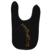 Limited Edition Giraffe Love Black & Gold Baby Bibs | Artistshot