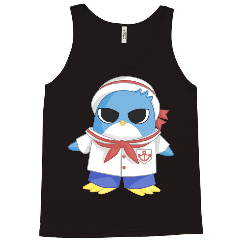 Mermaid Melody Kawaii Penguin Hippo Tank Top by grazawodanw | Artistshot