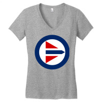 Royal Norwegian Air Force Roundel Women's V-neck T-shirt | Artistshot