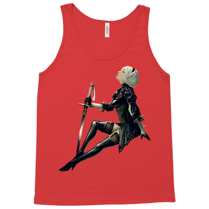 Nier Automata Yorha No.2 Type B (2b) Tank Top by rotaewinga | Artistshot