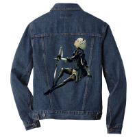 Nier Automata Yorha No.2 Type B (2b) Men Denim Jacket | Artistshot