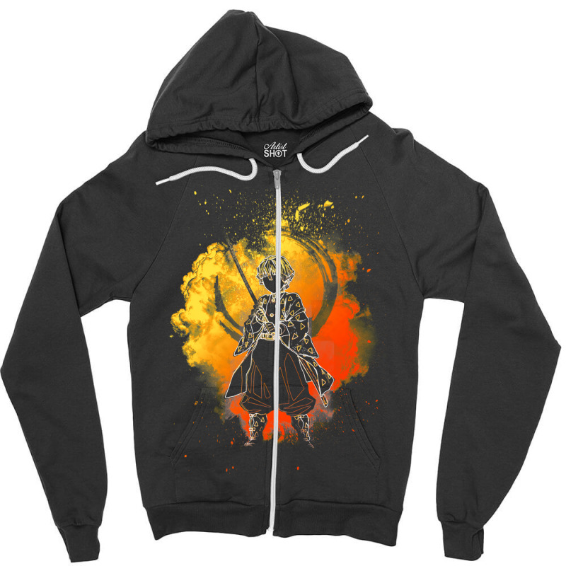 Soul Of The Golden Hunter Zipper Hoodie by behekghumet | Artistshot