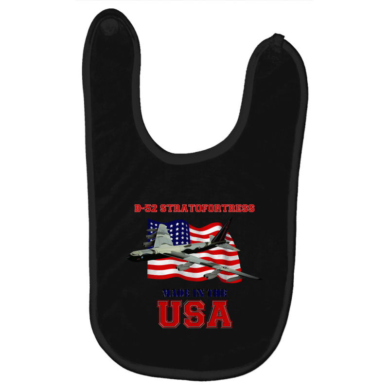 Trending B-52 Stratofortress Made In The Usa Baby Bibs by centralfantast | Artistshot